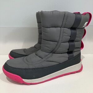 SOREL YOUTH WHITNEY II PUFFY MID WINTER BOOTS SIZE 6/ W7.5